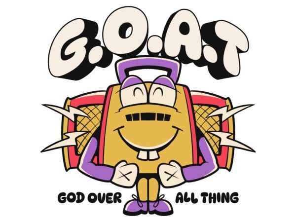 God over all thing christian t-shirt design