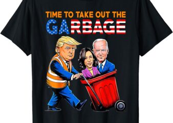 Garbage For Trump 2024 Shirt Time to take out Garbage Biden T-Shirt