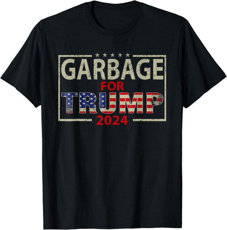 Garbage For Trump 2024 Tees Trump Supporter 2024 T-Shirt