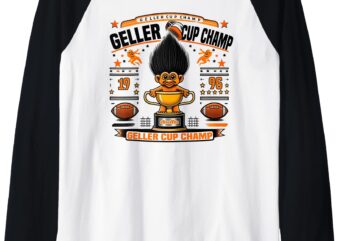 Geller Cup Champ 1996 Men Raglan Baseball Tee