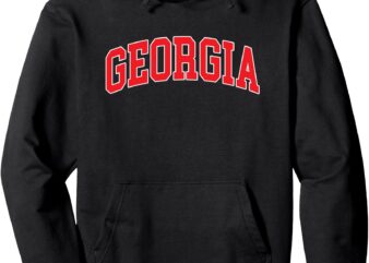 Georgia – Throwback Design – Classic Pullover Hoodie