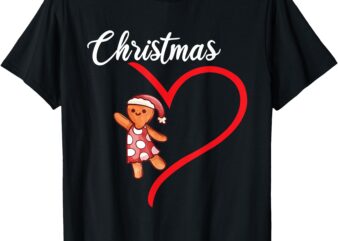 Gingerbread Merry Christmas Couples Matching Xmas Party T-Shirt