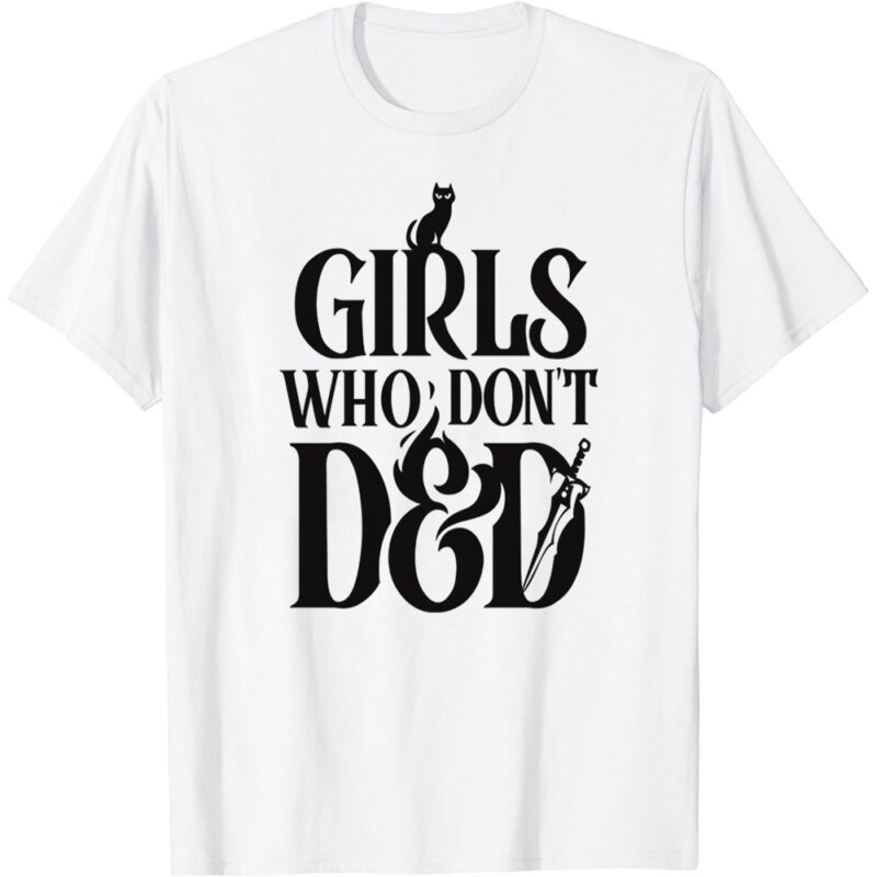 Girls Who Don’t DnD – stacked logo T-Shirt