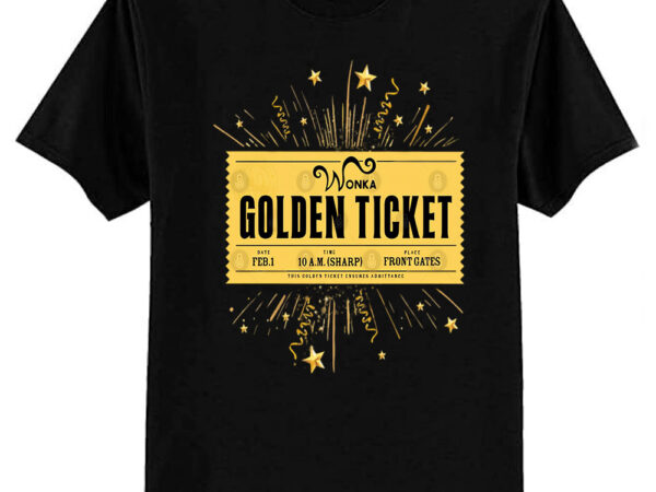 Golden ticket t-shirt