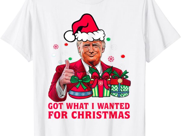 Got what i wanted for christmas – trump 2024 won president t-shirt