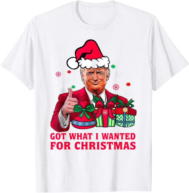 Got What I Wanted For Christmas – Trump 2024 Won President T-Shirt