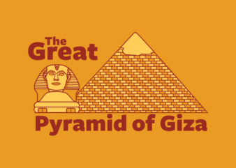 Great pyramid of Giza Cartoon