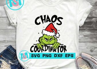 Grinch Chaos Coordinator SVG, Merry Christmas SVG, Xmas SVG