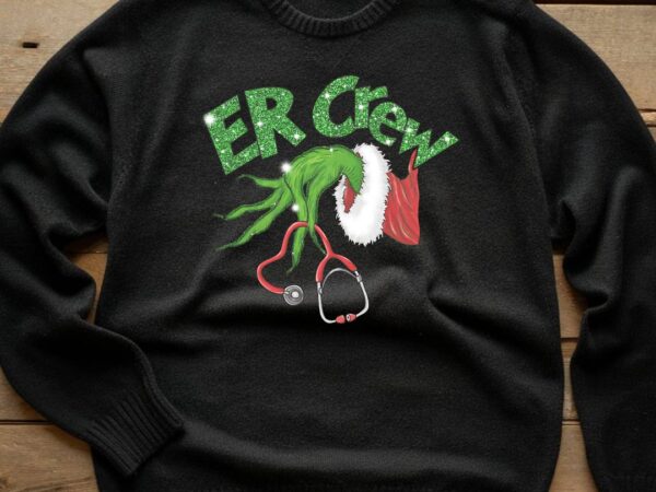 Grinch crew t shirt design template