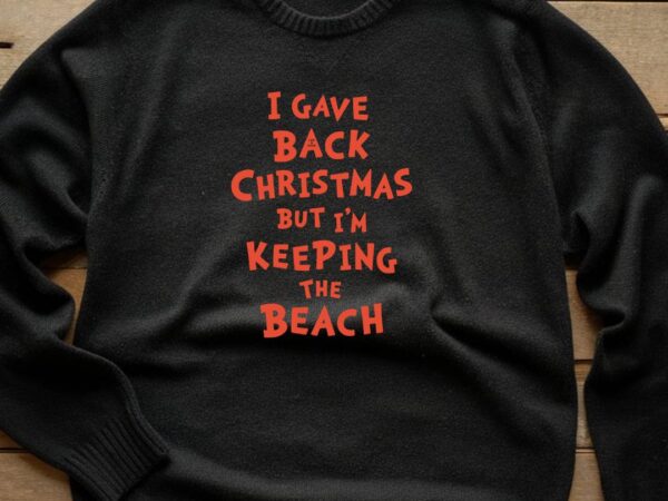 I gave back christmas t shirt design for sale