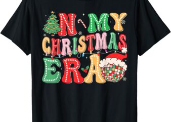 Groovy In My Christmas Era Christmas Shirts Men Women Kids T-Shirt