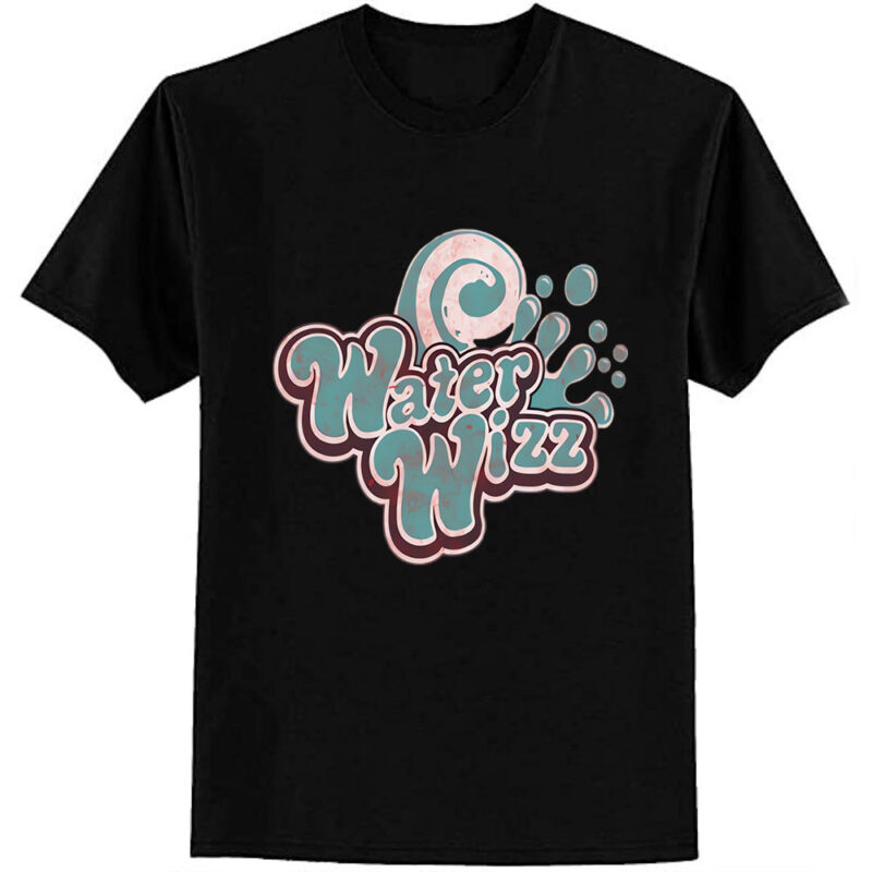 Grown Ups Water Wizz Vintage Retro T-Shirt