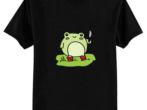 Had enough funny frog holding knife classic t-shirt