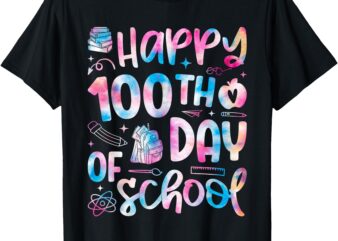 Happy 100th Day Of School Teacher 100 Days Of School Kids T-Shirt