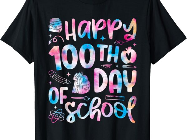 Happy 100th day of school teacher 100 days of school kids t-shirt