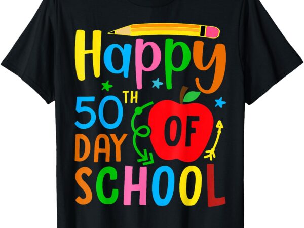 Happy 50th day of school t-shirt