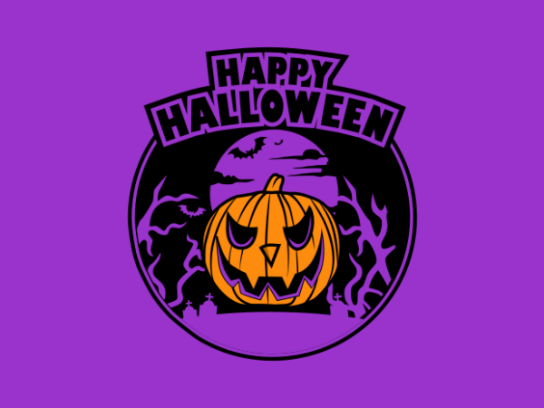 Happy halloween night graphic t shirt