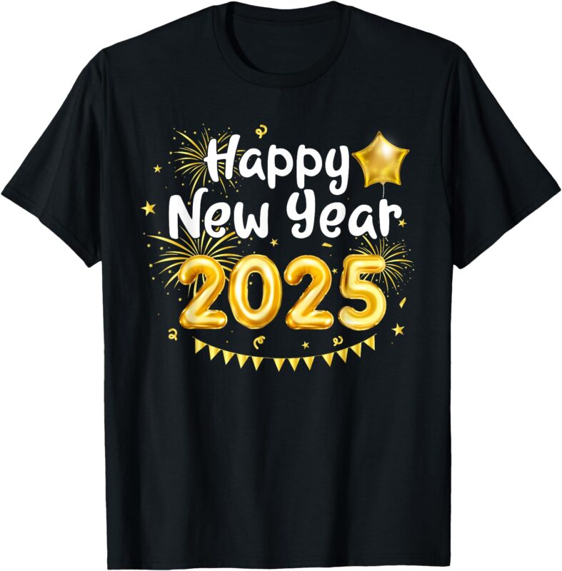 Happy New Year 2025 Family Reunion Party New Year Eve T-Shirt