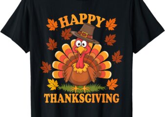 Happy Thanksgiving Funny Turkey Family Dinner Thanksgiving T-Shirt