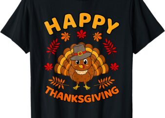 Happy Thanksgiving Funny Turkey Family Men Women T-Shirt