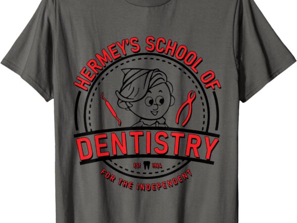 Hermey’s school of dentistry christmas dental hygienist tee t-shirt