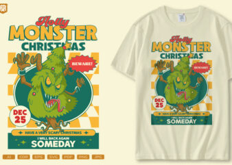 Holly Monster Christmas