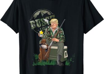 Hunting Trump Camo Duck Election Maga 2024 Voter T-Shirt