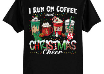 I Run On Coffee And Christmas Cheer I Cozy Christmas Pajamas Tank Top ltsp