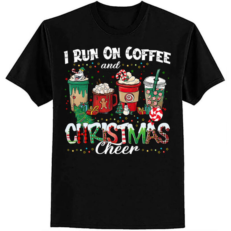 I Run On Coffee And Christmas Cheer I Cozy Christmas Pajamas Tank Top ltsp