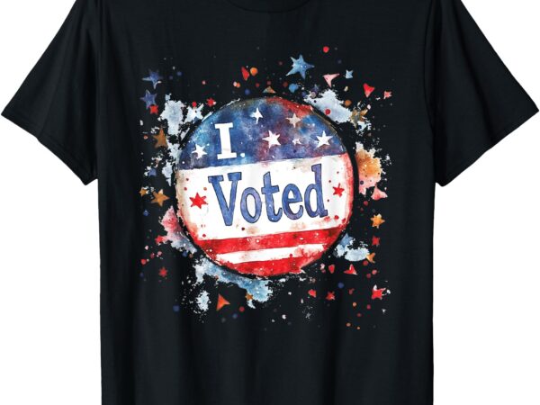 I voted nov 2024 usa elections pro democracy t-shirt