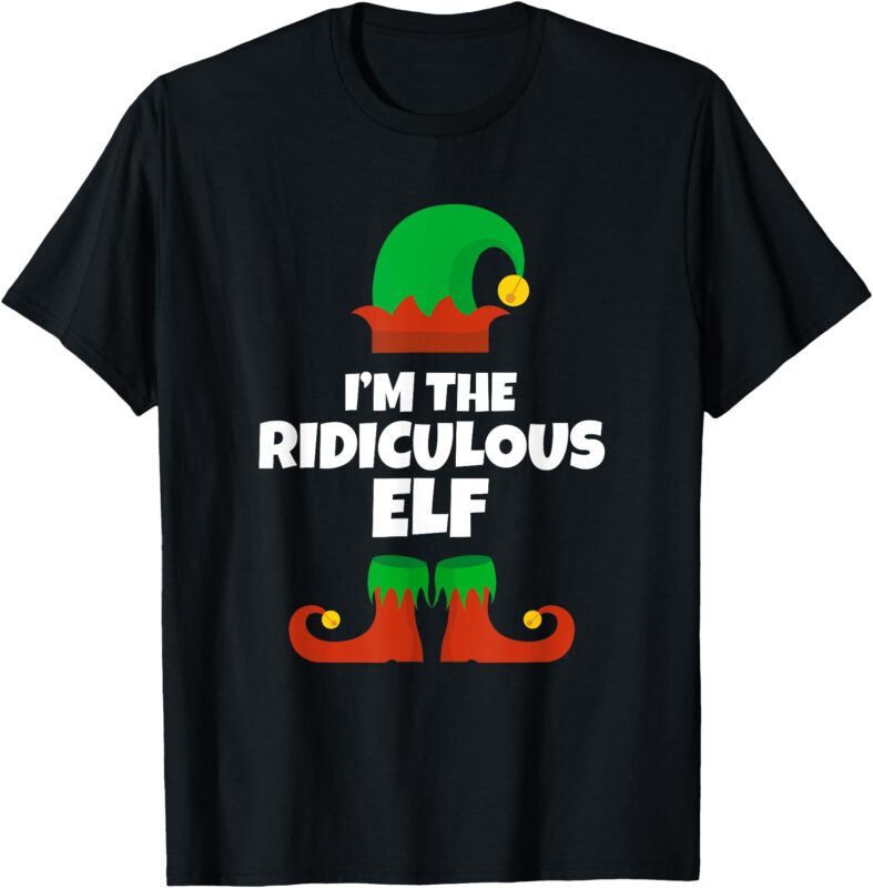 I’m The Ridiculous Elf Family Pajama Christmas Funny T-Shirt