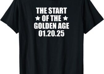 Inauguration 2025 President Trump Golden Age T-Shirt