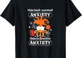 Inside Out 2 – Anxiety Festive Christmas T-Shirt