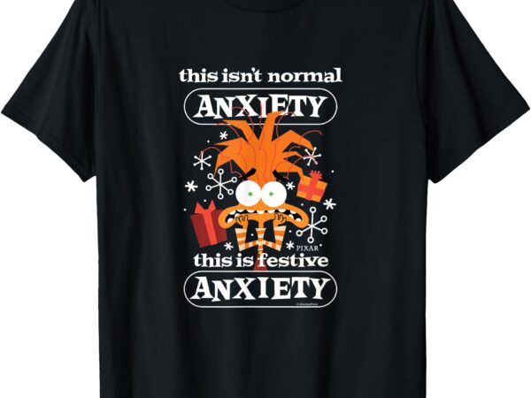 Inside out 2 – anxiety festive christmas t-shirt