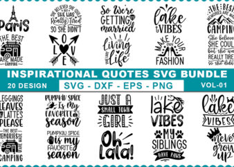 Inspirational SVG Bundle VOl 1