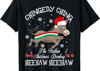 Italian Donkey Christmas T-Shirt