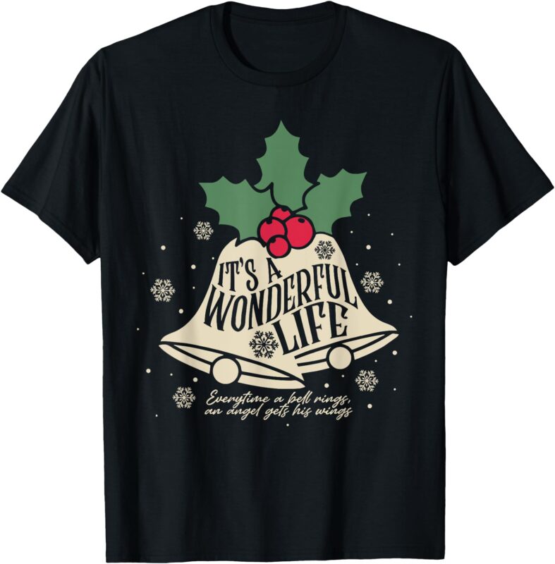 It’s a Wonderful Life Everytime A Bell Rings Christmas Movie T-Shirt