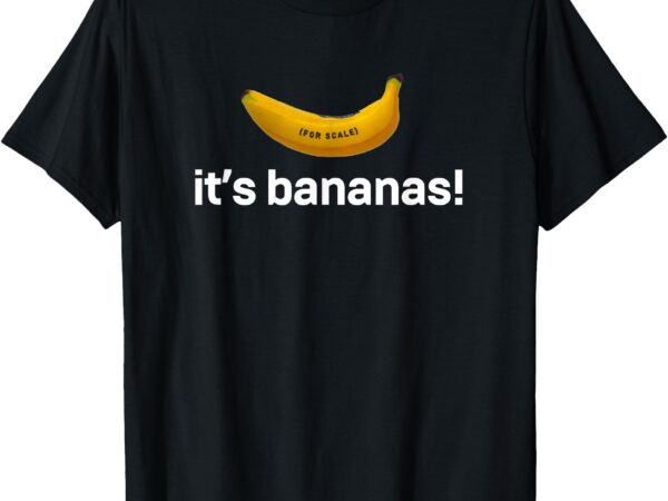 It’s bananas (for scale) starship t-shirt