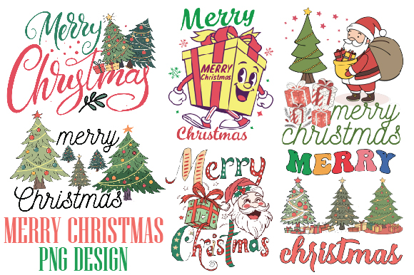 Merry christmas png design