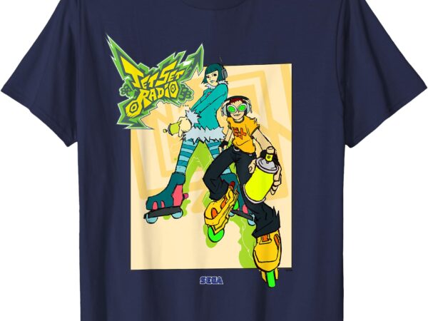 Jet set radio duo mew, beat sega dreamcast video game t-shirt