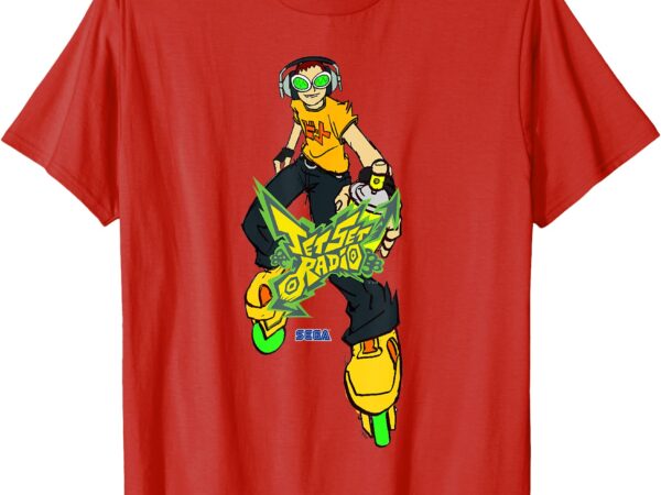 Jet set radio spray can sega dreamcast video game t-shirt