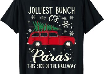 Jolliest Bunch Of Paras This Side Of The hallway X-mas T-Shirt