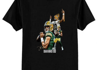 Jordan Love 10 Vintage Green Bay Packers T-Shirt