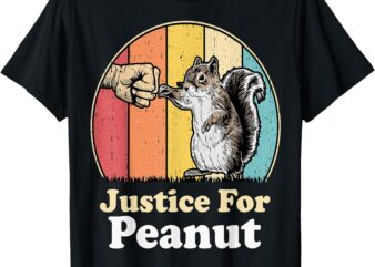 Justice for Peanut The Squirrel – America is The Land of Cut T-Shirt