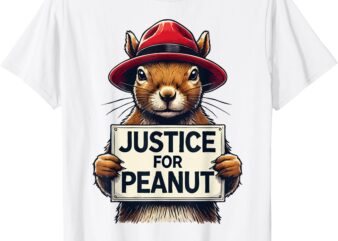 Justice for Peanut The Squirrel – Wanted T-Shirt