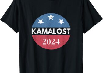 Kamalost Kamala Lost 2024 Election Trump Won 47th President T-Shirt