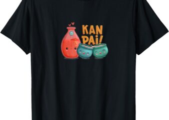 Kanpai – Cute Sake T-Shirt