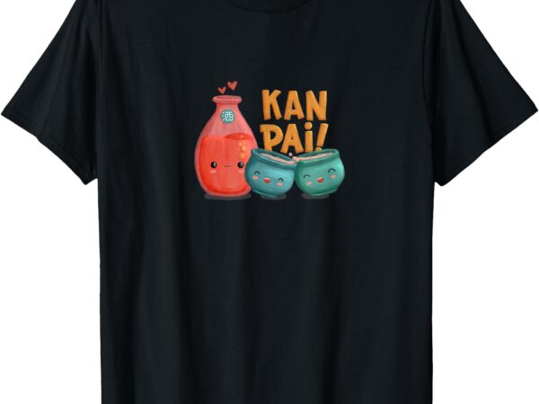 Kanpai – cute sake t-shirt