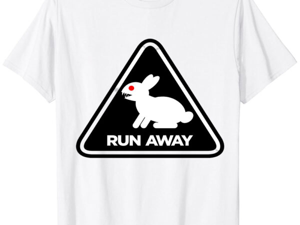 Killer rabbit (black) baseball ¾ sleeve t-shirt