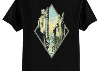 Kings by the River – Digital Art – Diamond Frame – White – Fantasy Classic T-Shirt